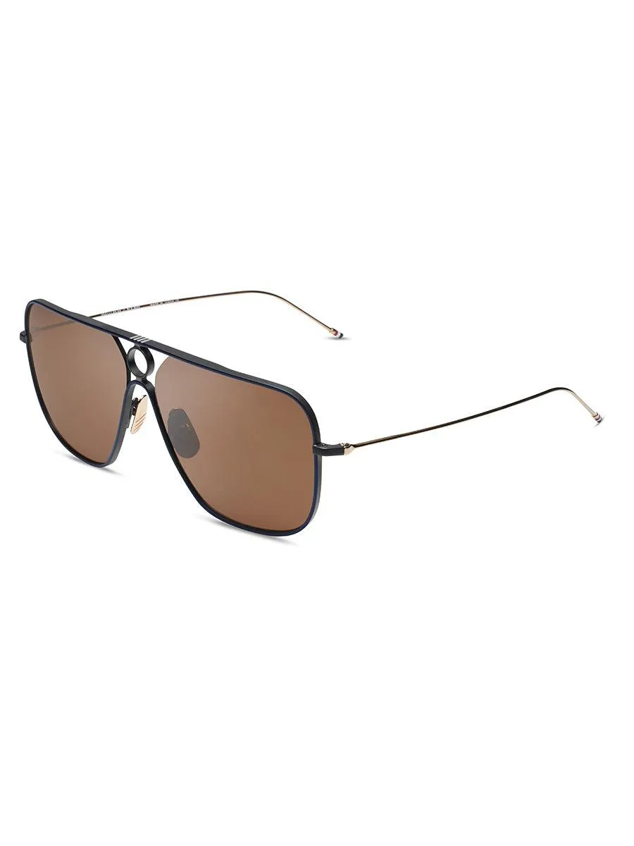 114-03 Navy Titanium sunglasses