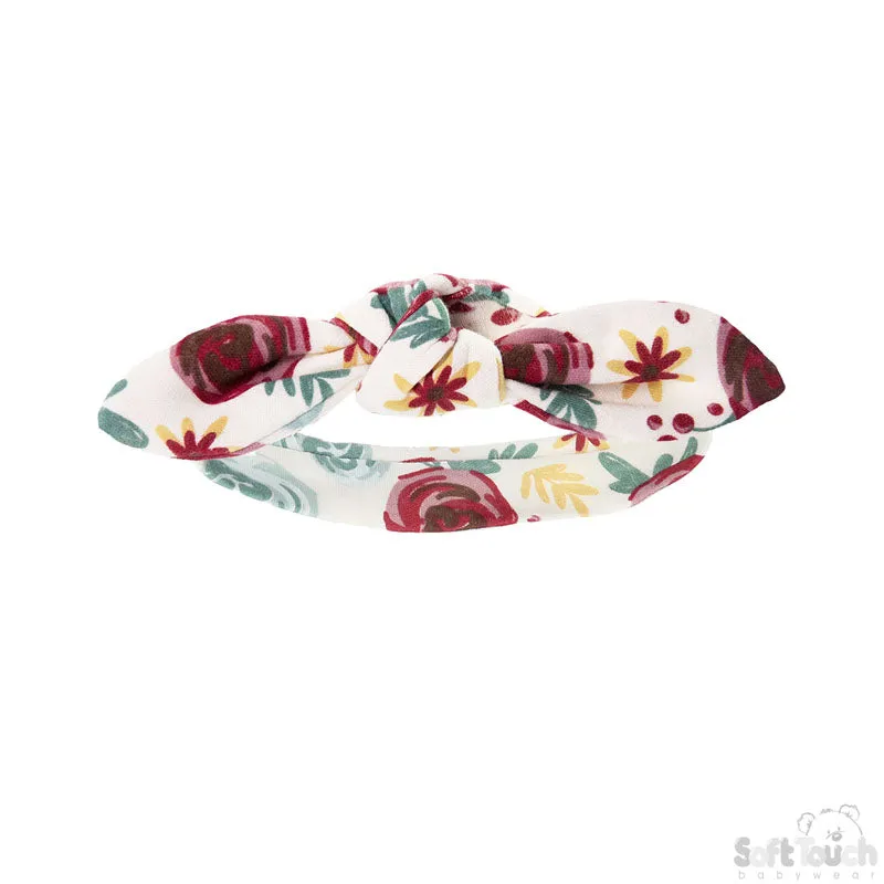 2 Pack Knotty' Girls Floral  Headband-4CC104-HB