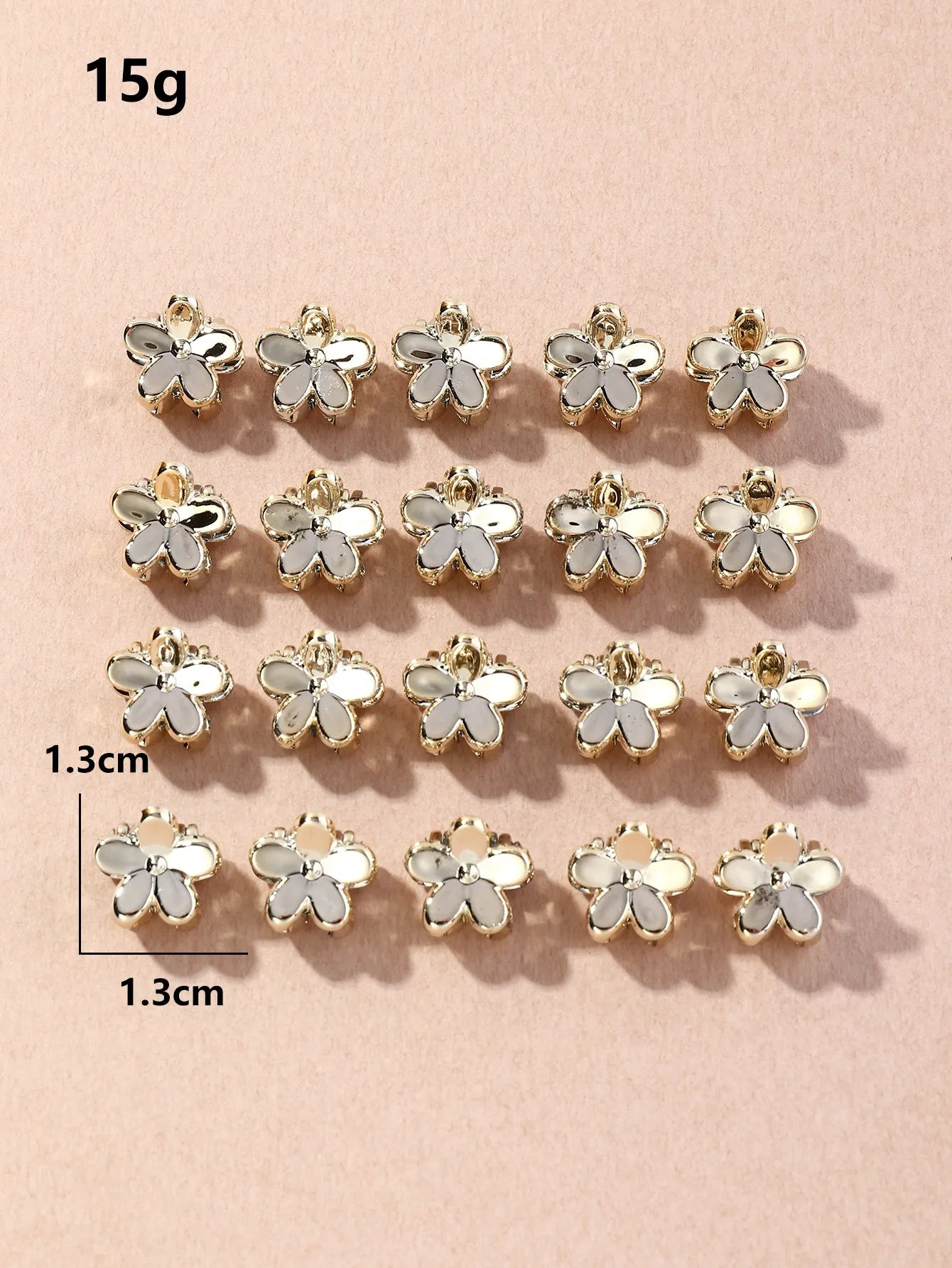 20pcs Flower Design Mini Hair Claw for Women Barrette Styling Hair Accessories