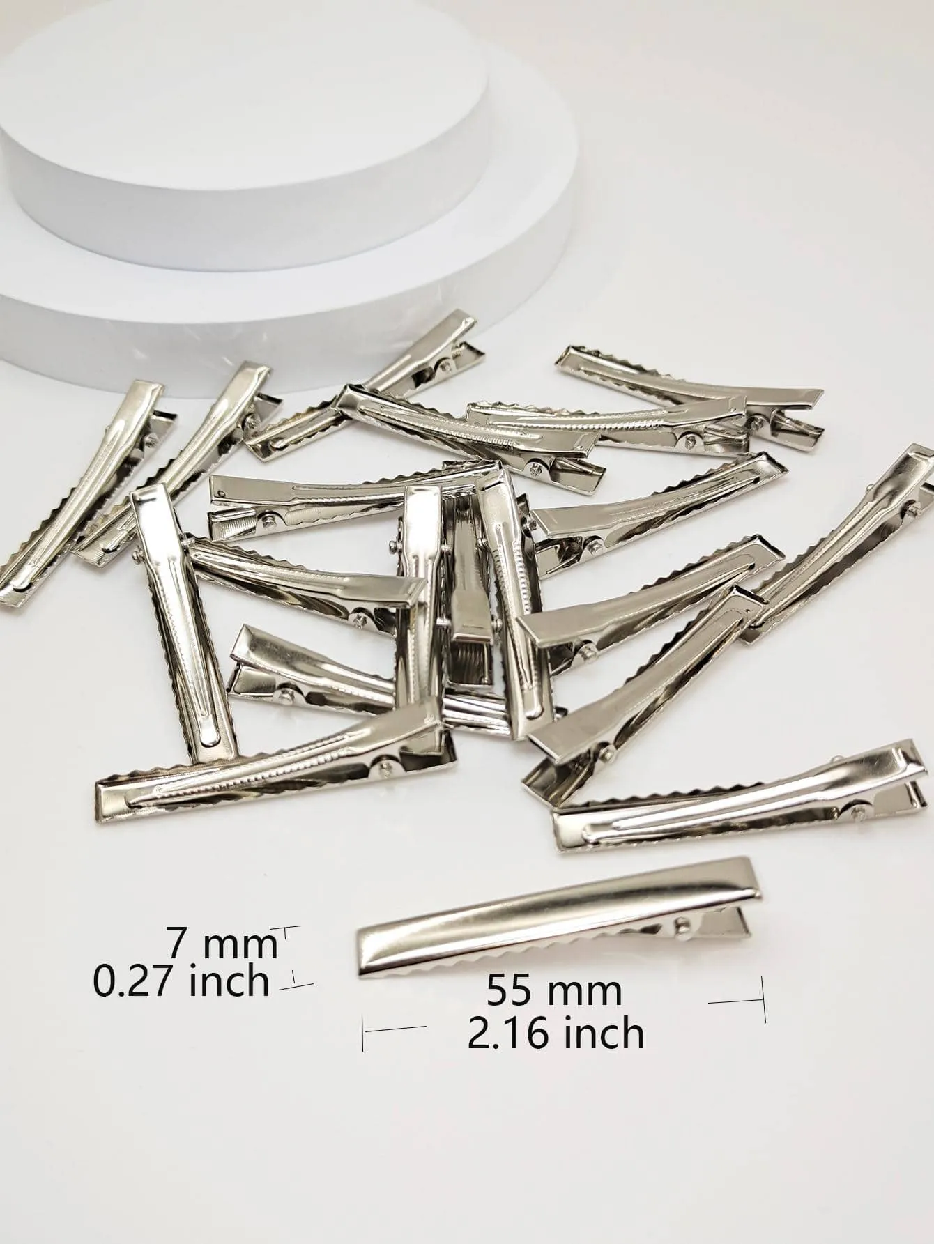 20pcs Women Solid Casual Alligator Hair Clips for Women Barrette Styling Hair