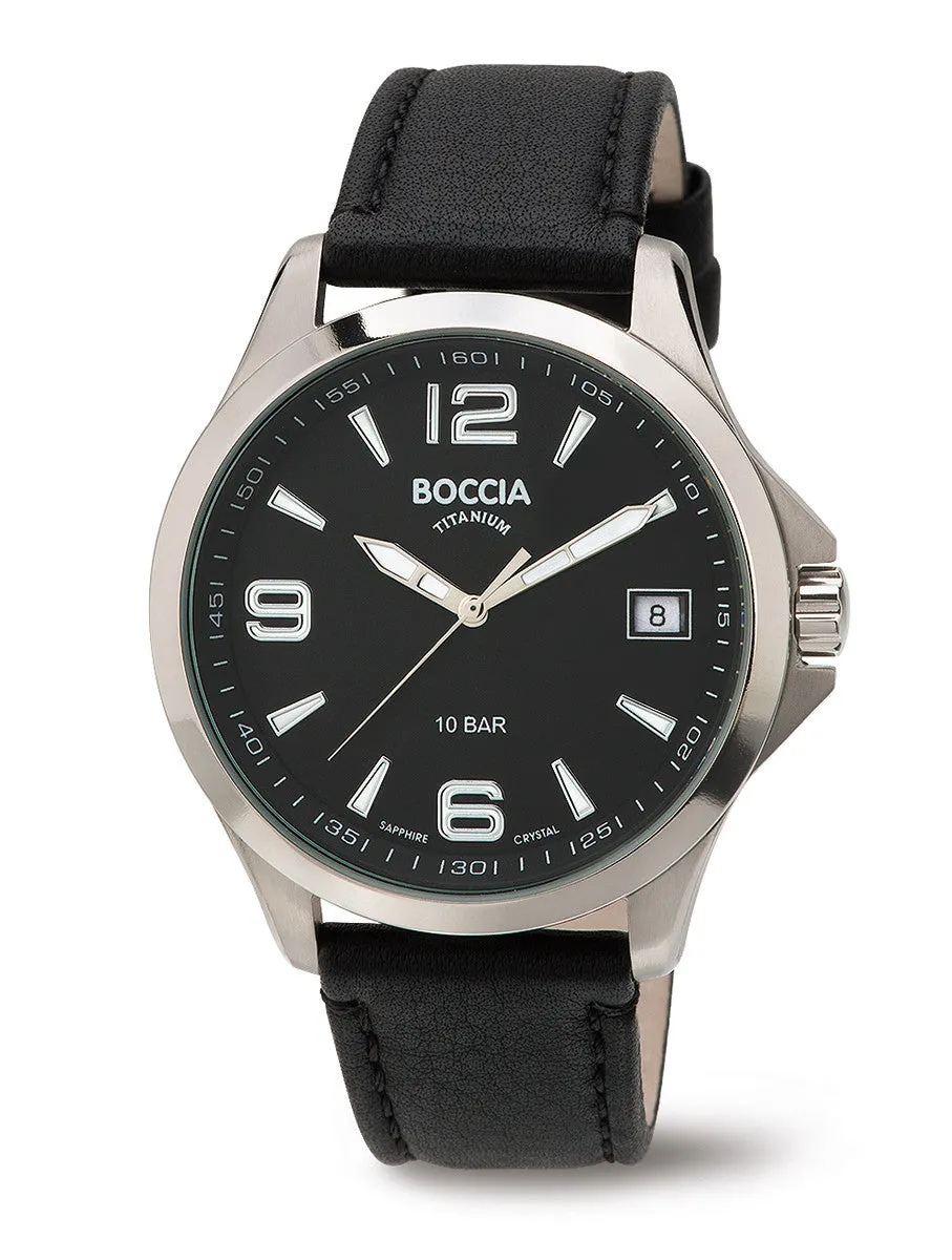 3591-01 Mens Boccia Titanium Watch