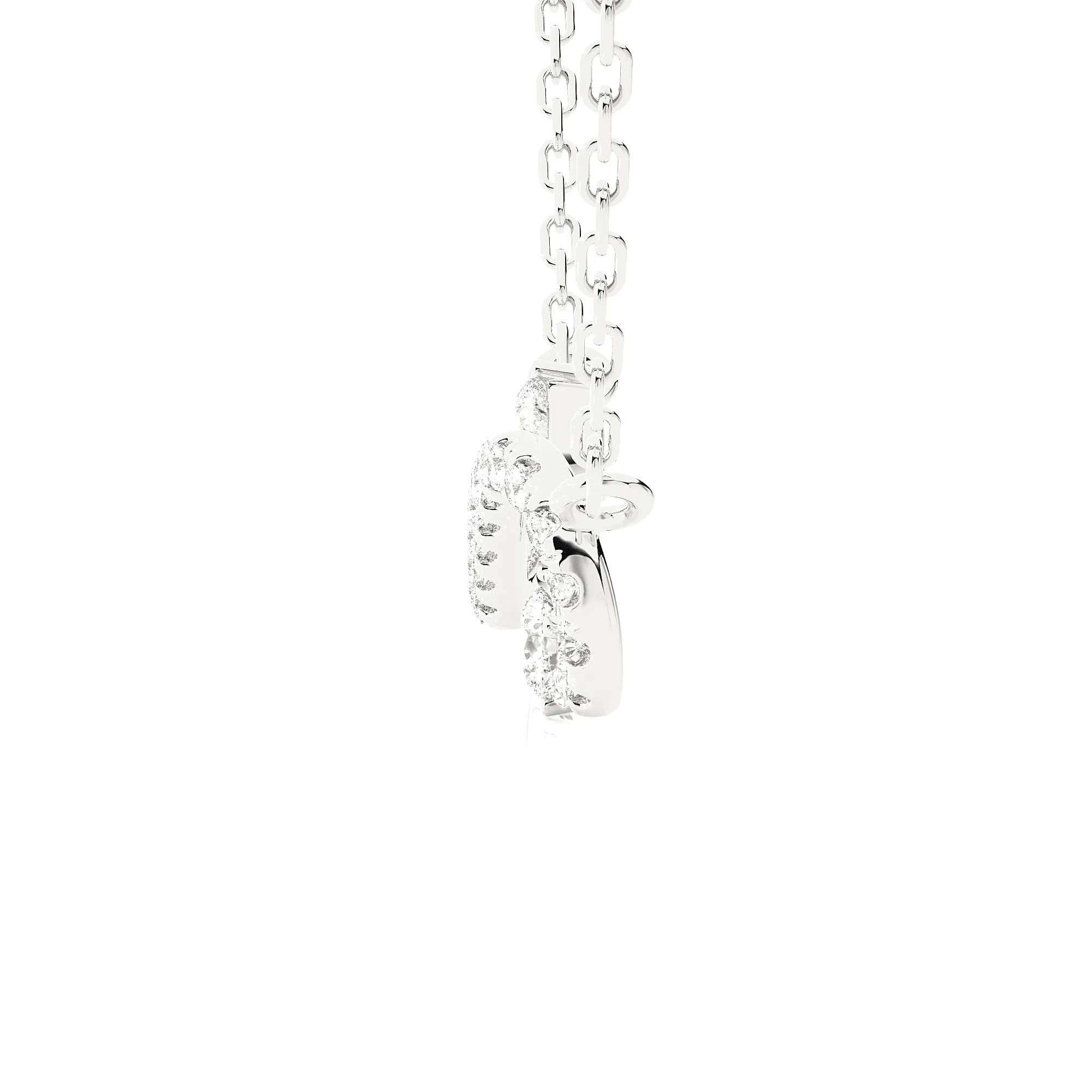 5/8  ctw Round Lab Grown Diamond Fashion Necklace