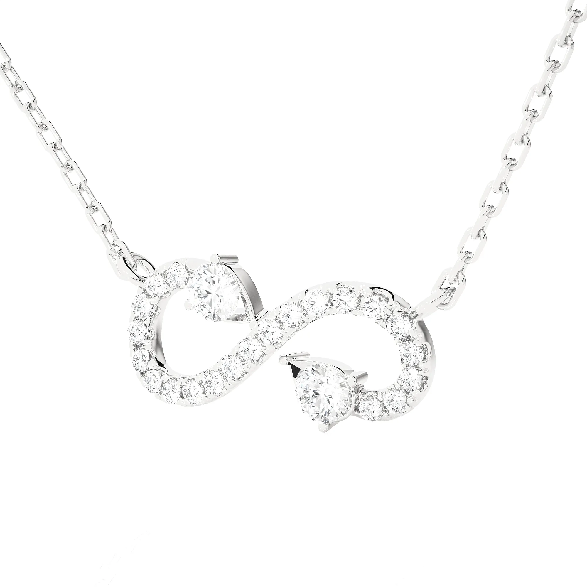 5/8  ctw Round Lab Grown Diamond Fashion Necklace