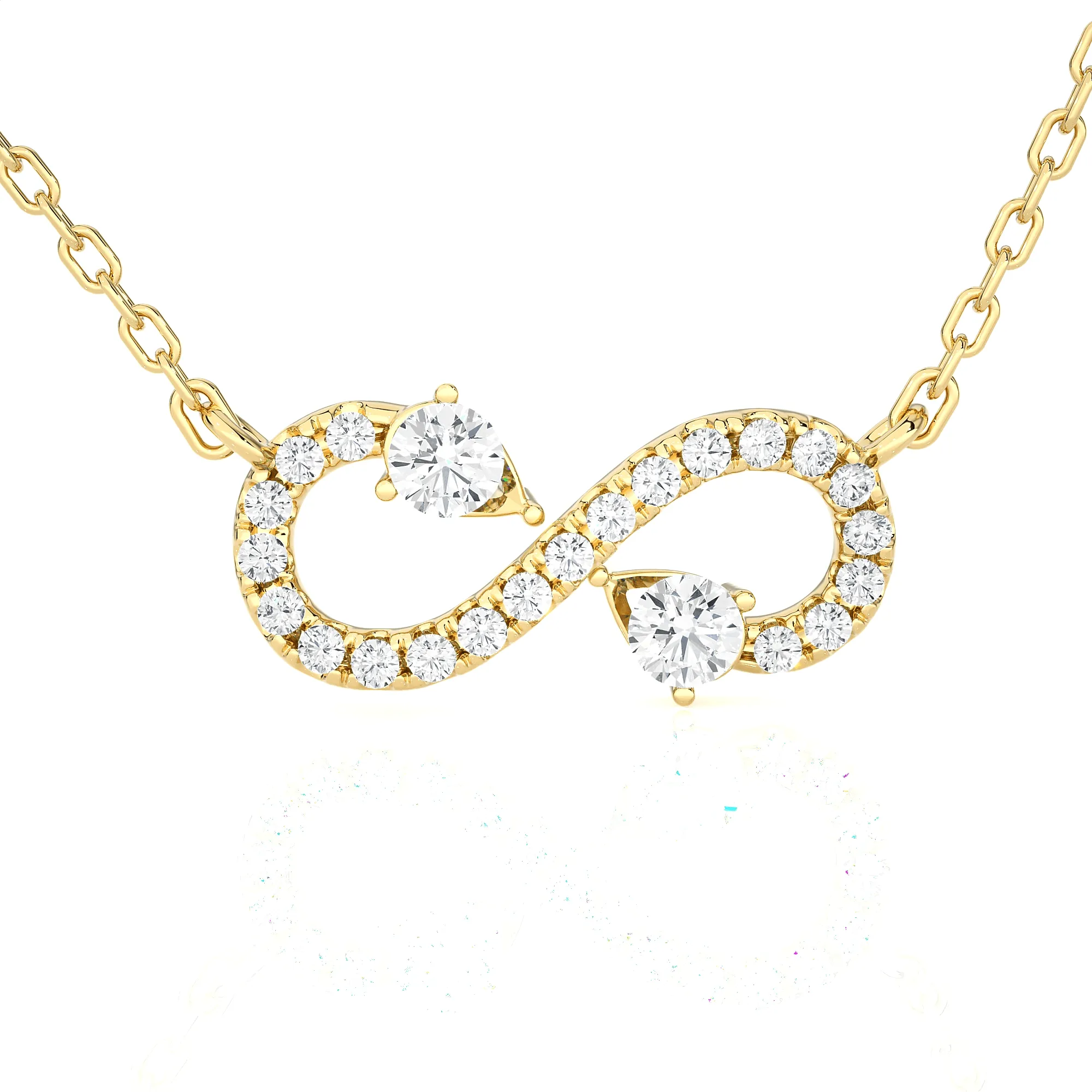 5/8  ctw Round Lab Grown Diamond Fashion Necklace