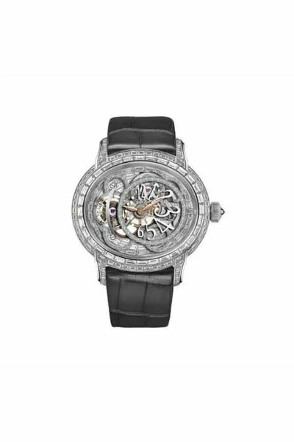 audemars piguet millenary tourbillon sapphire dial 45mm 18k white gold men's watch