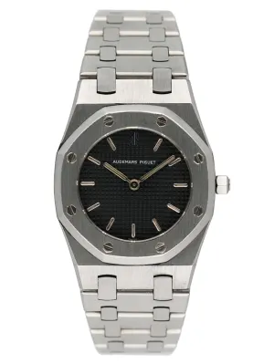 Audemars Piguet Royal Oak 66007ST Black Dial Ladies Watch