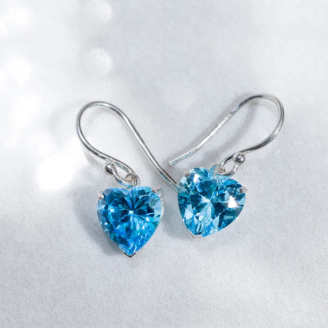 Azure 925 Silver Drop Earrings