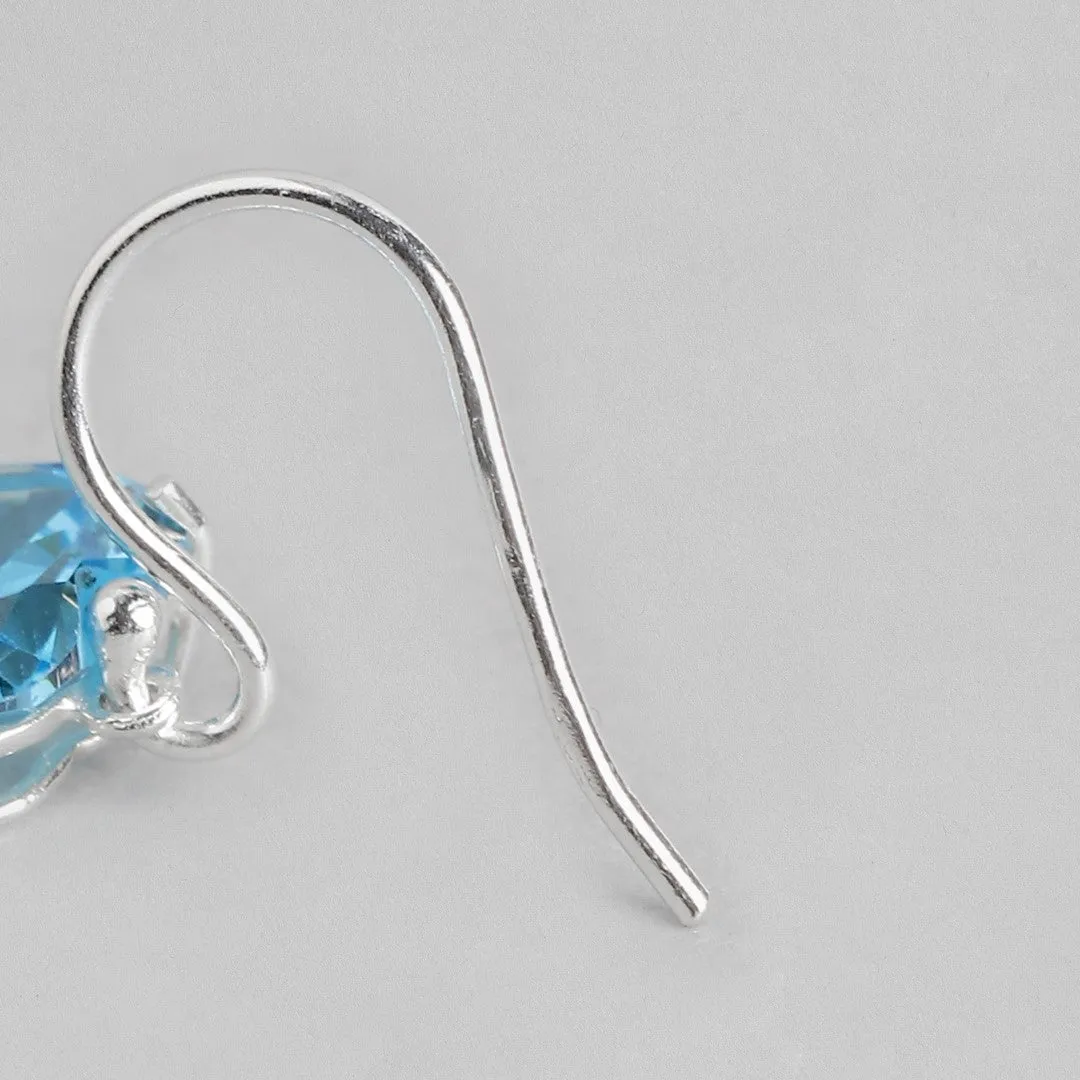 Azure 925 Silver Drop Earrings