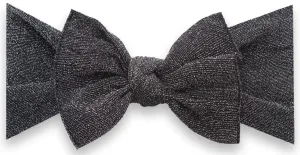 Baby Bling Shimmer Knot Headband - Black