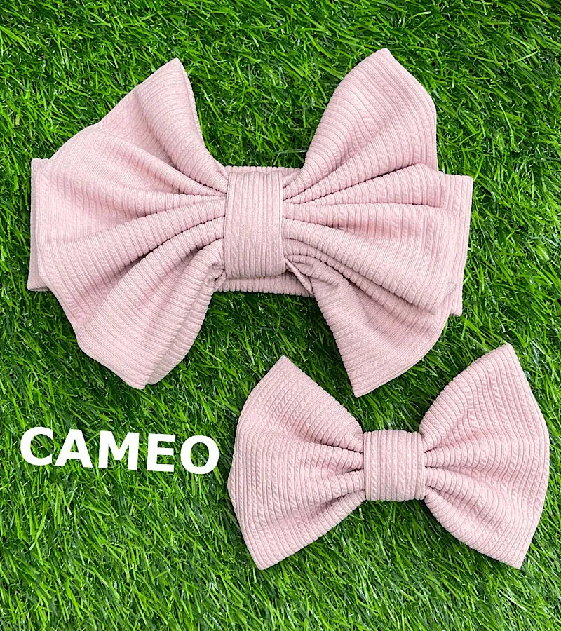 BABY HEADBAND AND HAIR BOW SET