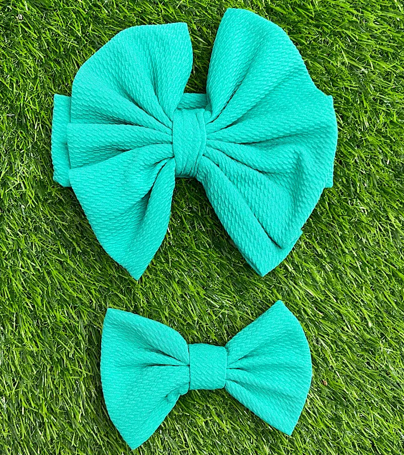 BABY HEADBAND AND HAIR BOW SET