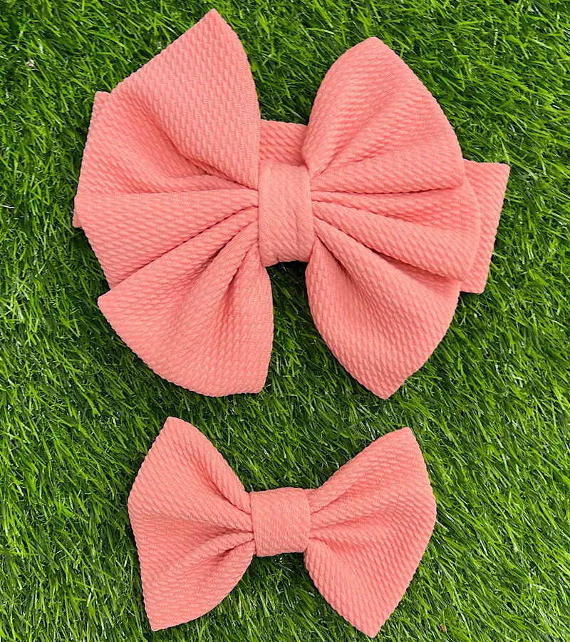 BABY HEADBAND AND HAIR BOW SET