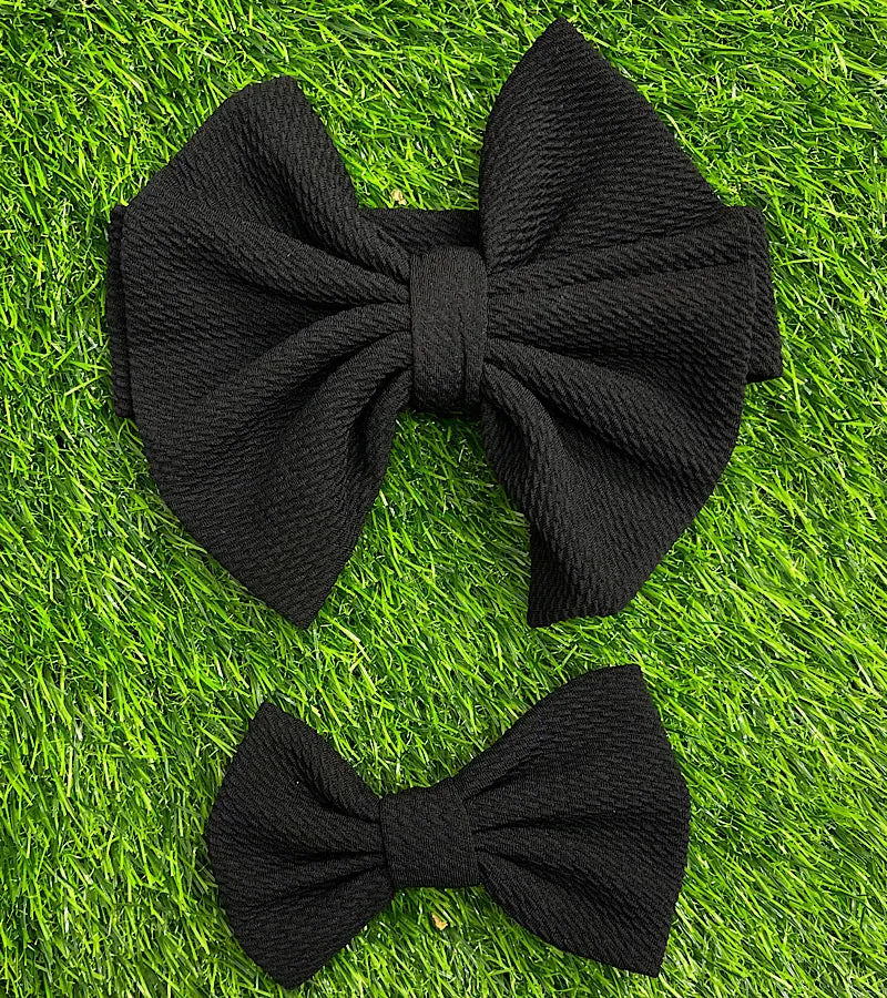 BABY HEADBAND AND HAIR BOW SET