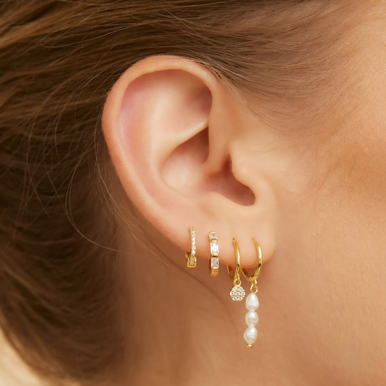 Ballerina Earring Stack