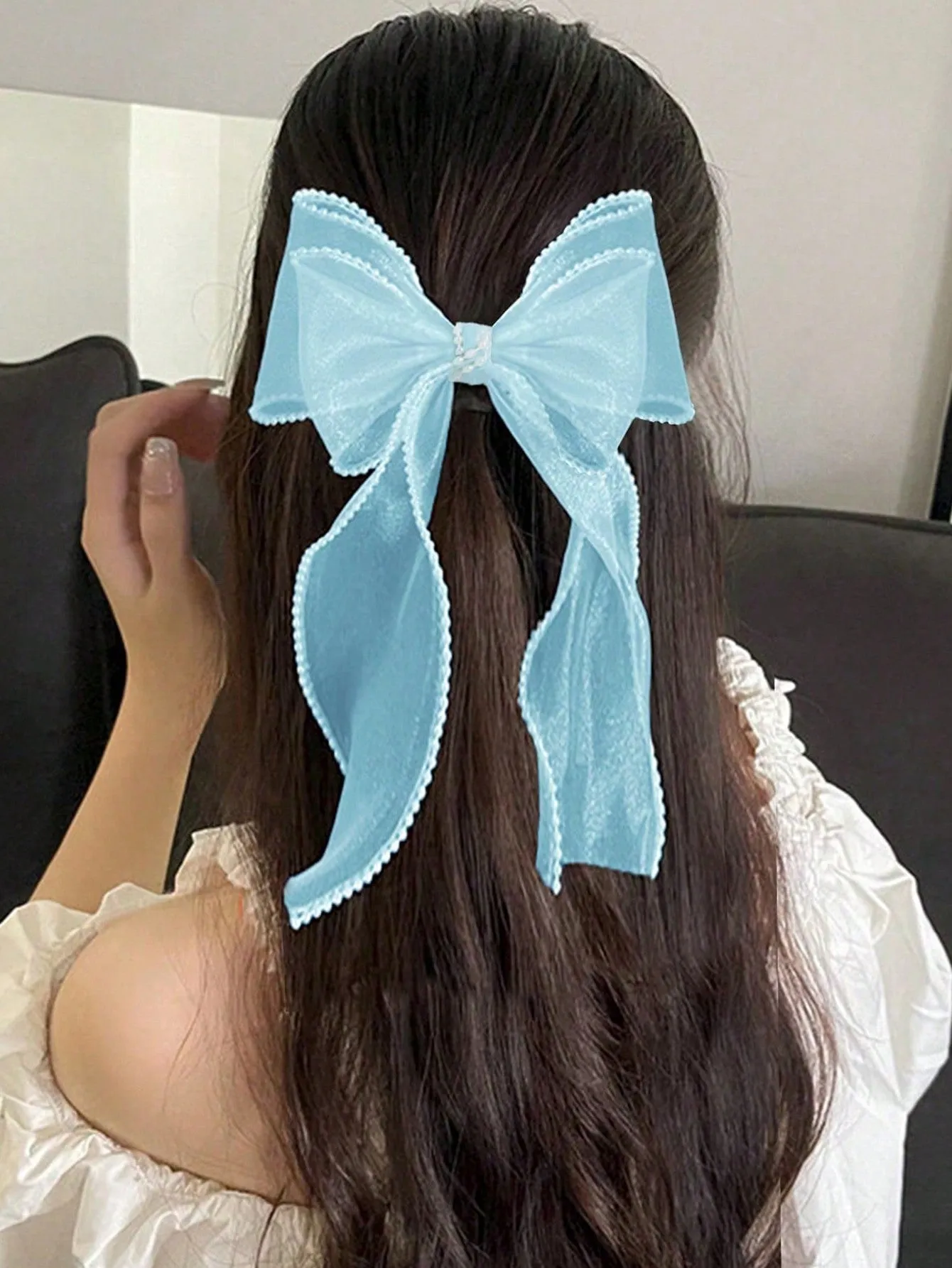 Beautiful Creative Bow Decor Hair Clip for Women Barrette Styling Hair