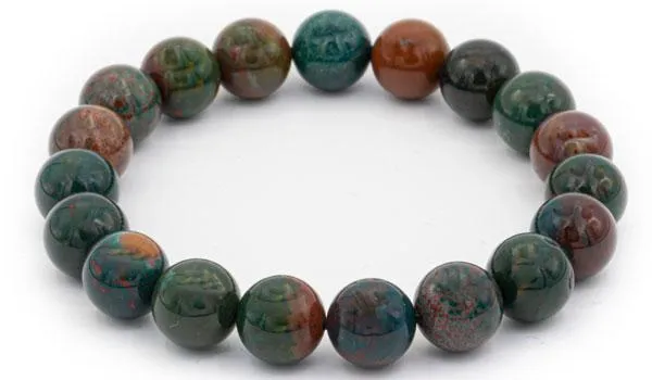 Bloodstone Natural Gemstone Bracelet