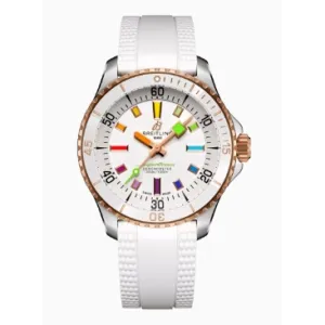 Breitling Superocean III 36mm White Rainbow Dial