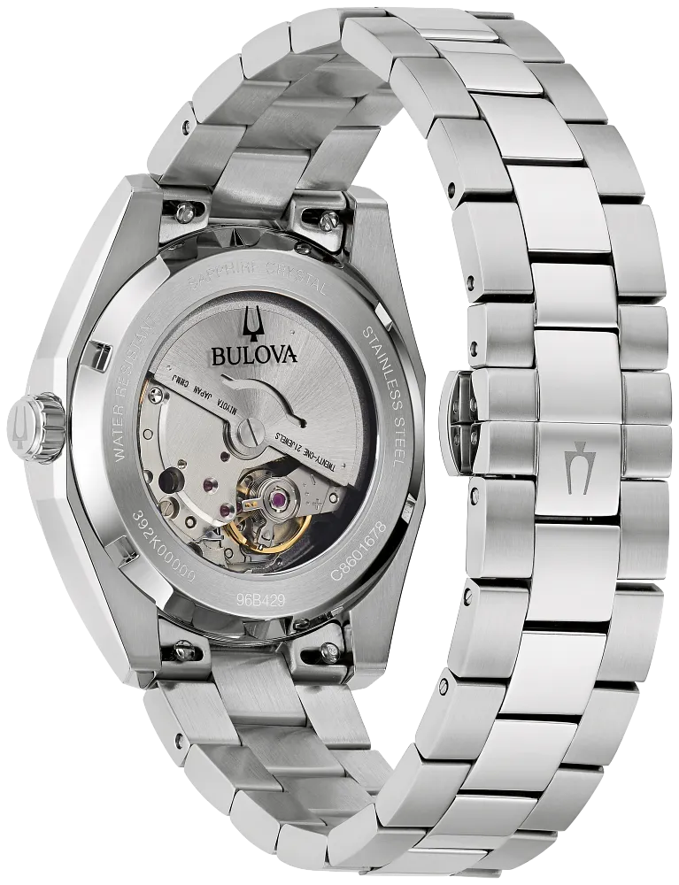 Bulova Surveyor Automatic Green Dial Mens Watch 96B429