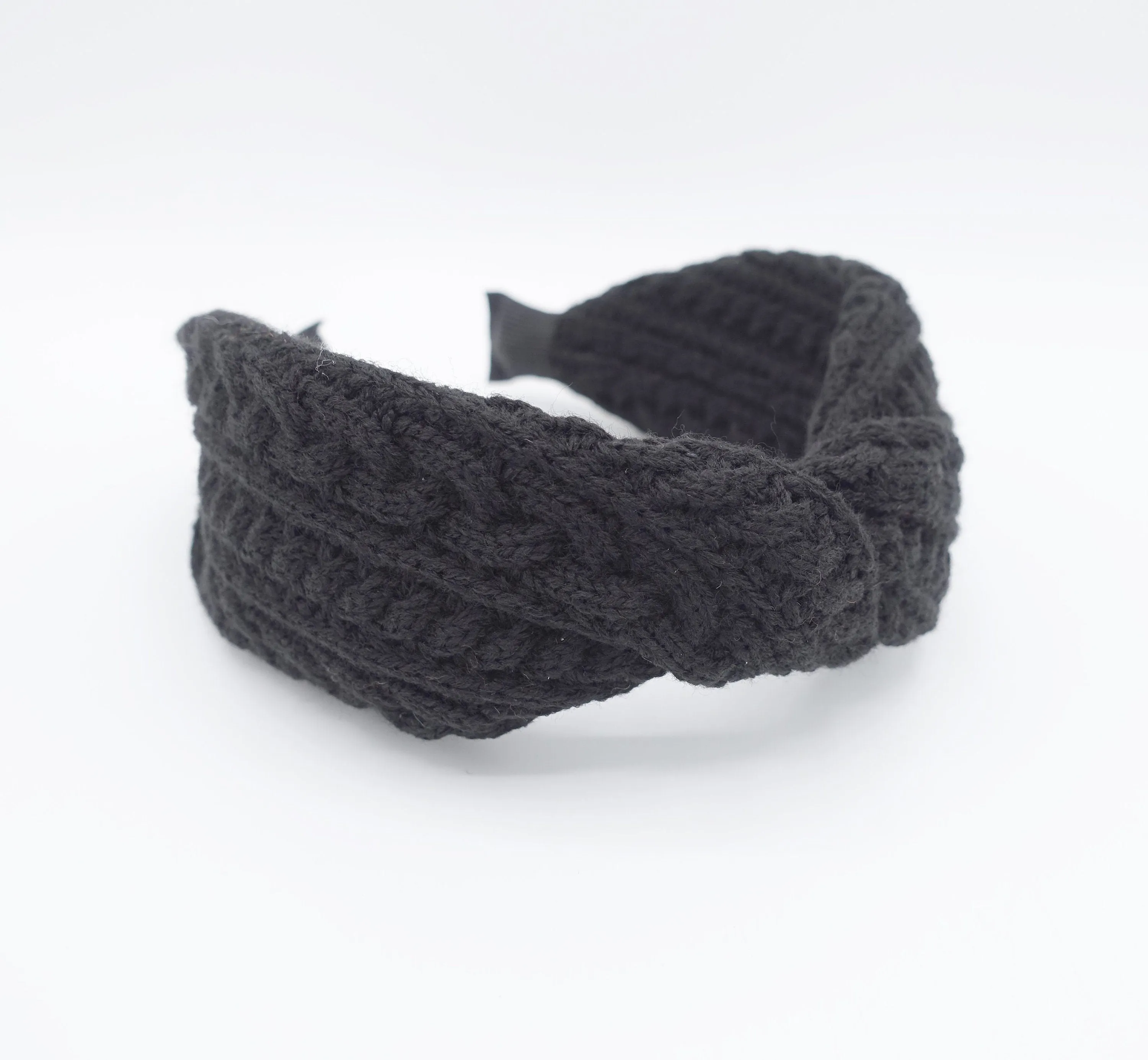 cable knit headband twist Winter hairband women hair accessory for women