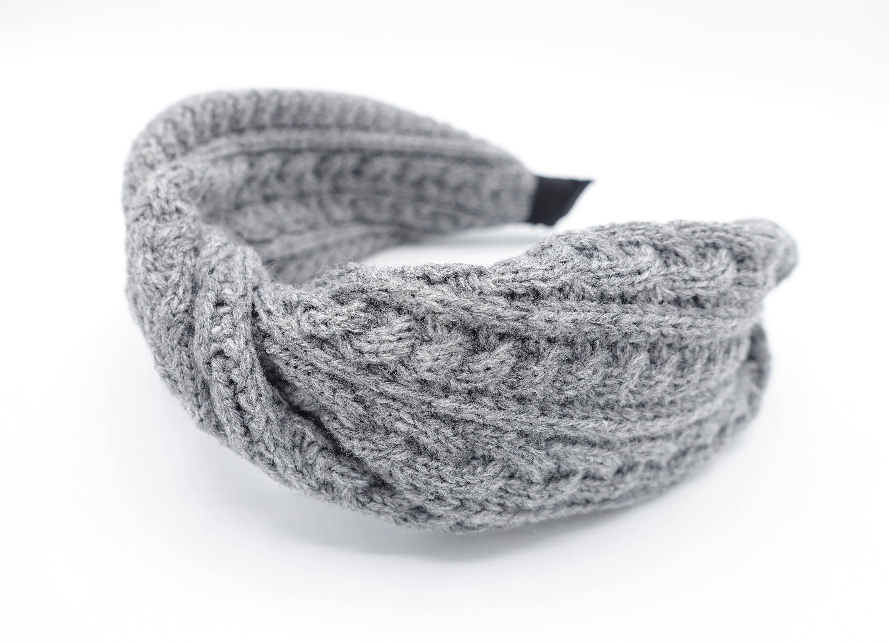 cable knit headband twist Winter hairband women hair accessory for women