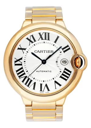 Cartier Ballon Bleu W69005Z2 18K Yellow Gold Mens Watch