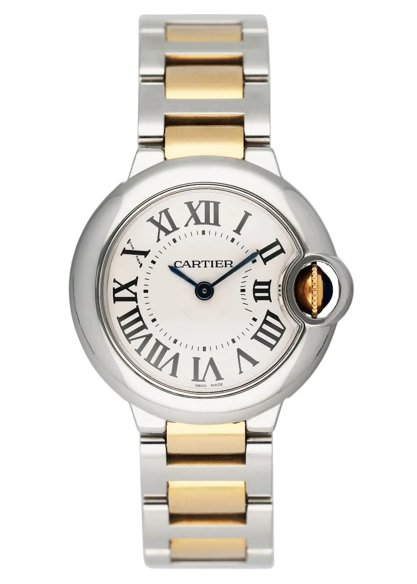 Cartier Ballon Bleu W69007Z3 Two-Tone Yellow Gold Ladies Watch