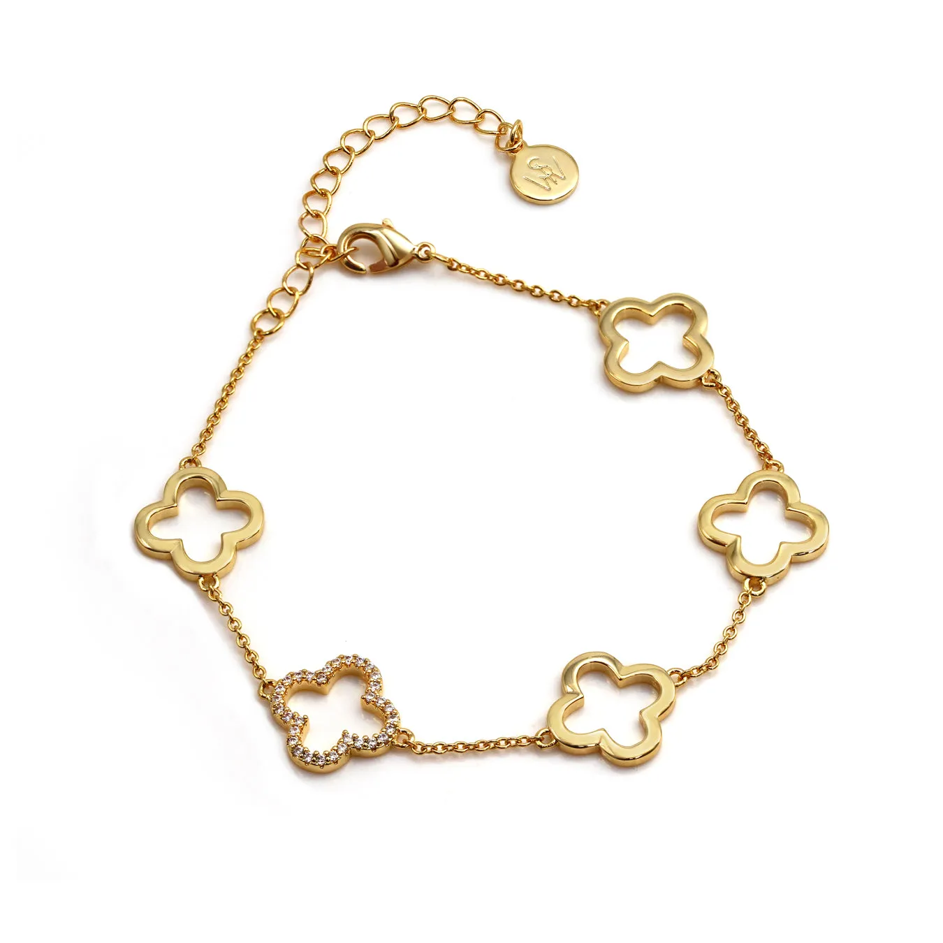 Clover Bracelet - Yellow Gold