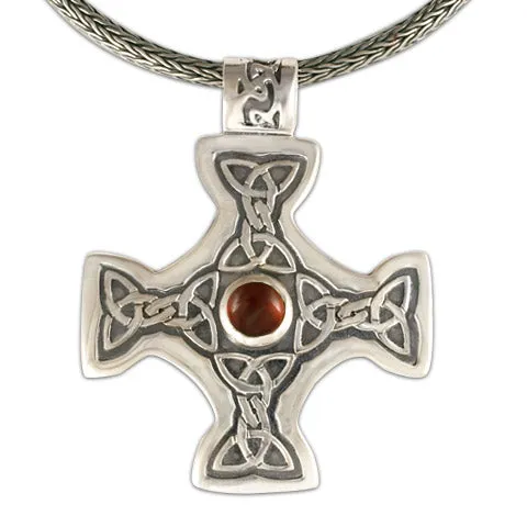 Columba's Cross on Woven Chain