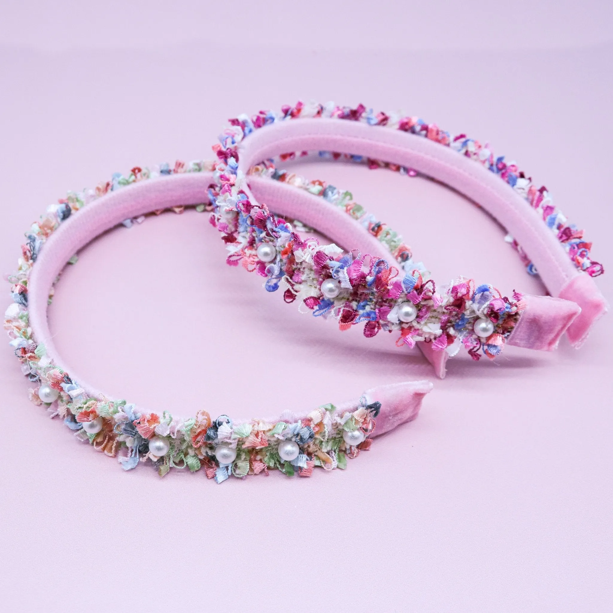 Confetti Pearl Headbands - 2 Pack