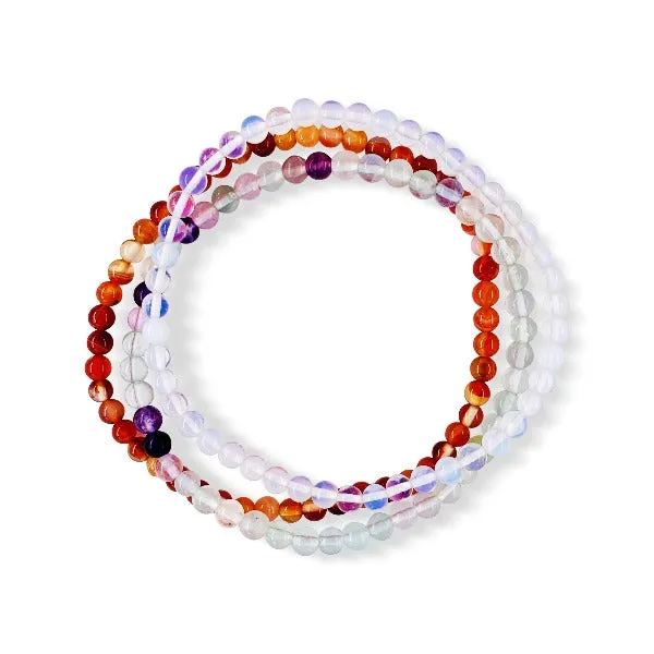 Creativity & Inspiration Stackable Crystal Bracelet Set