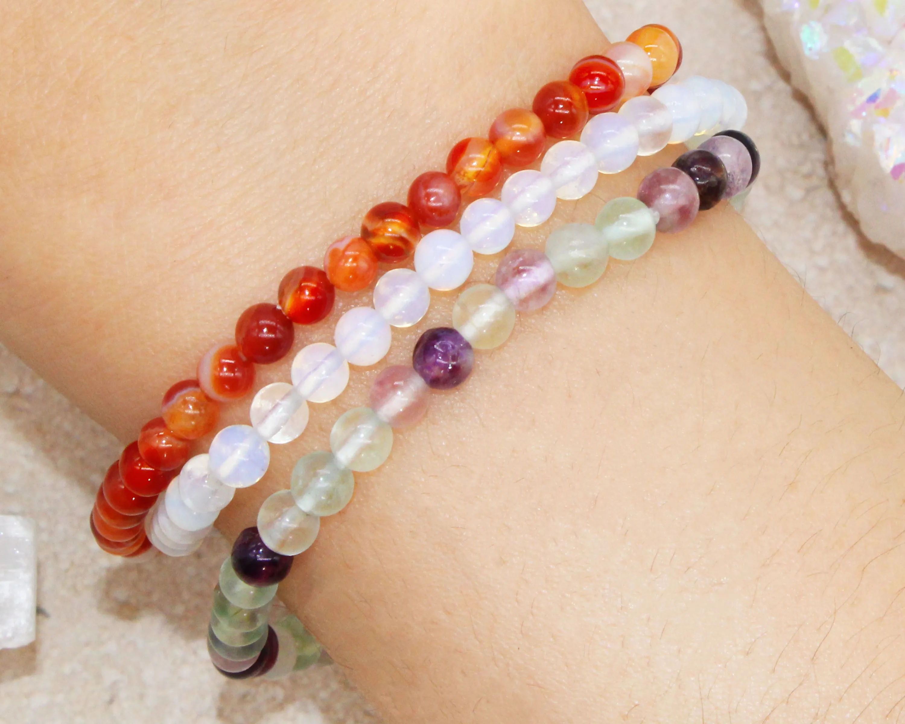 Creativity & Inspiration Stackable Crystal Bracelet Set