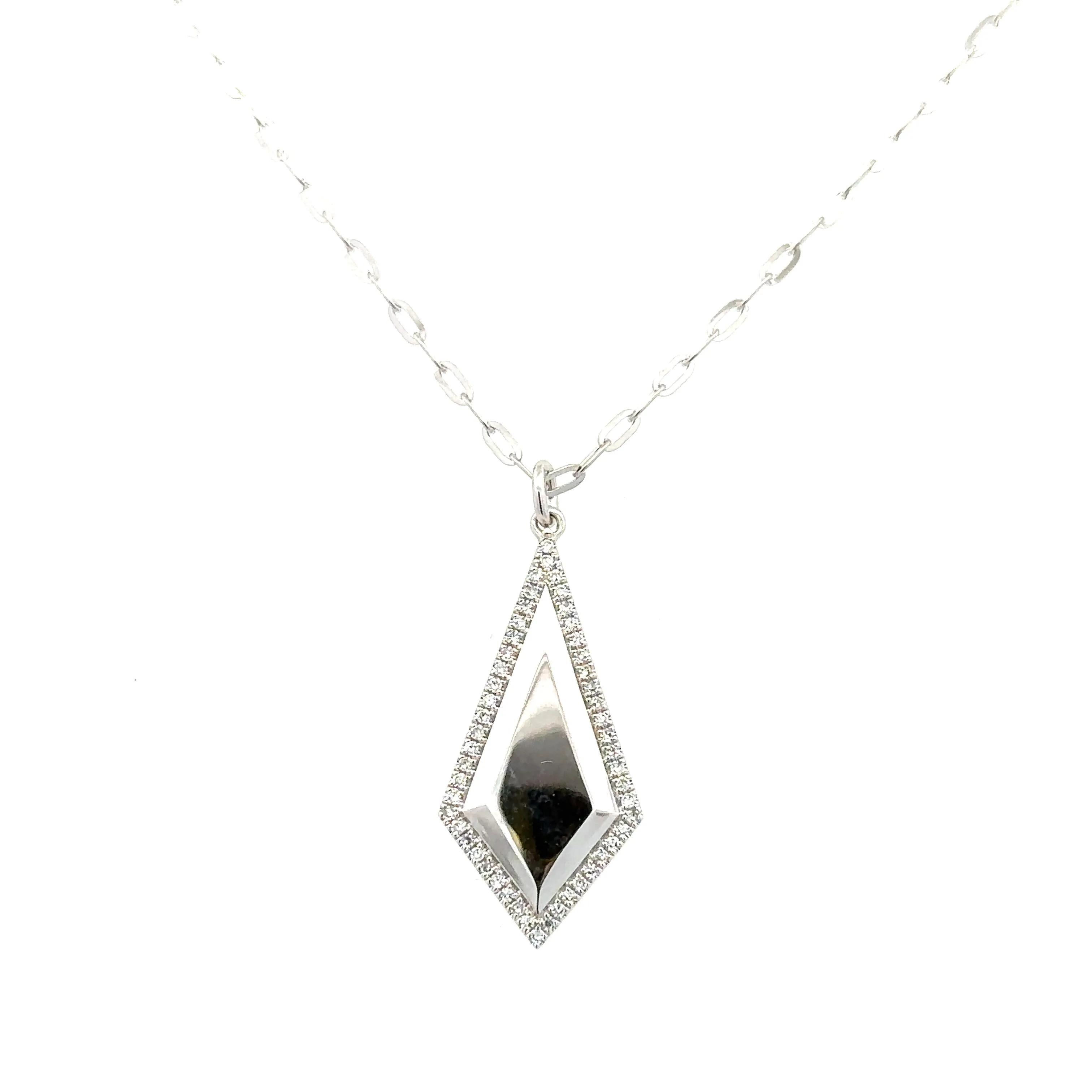 Diamond Kite Shape Necklace