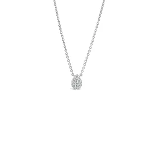 Diamond Teardrop Cluster Necklace