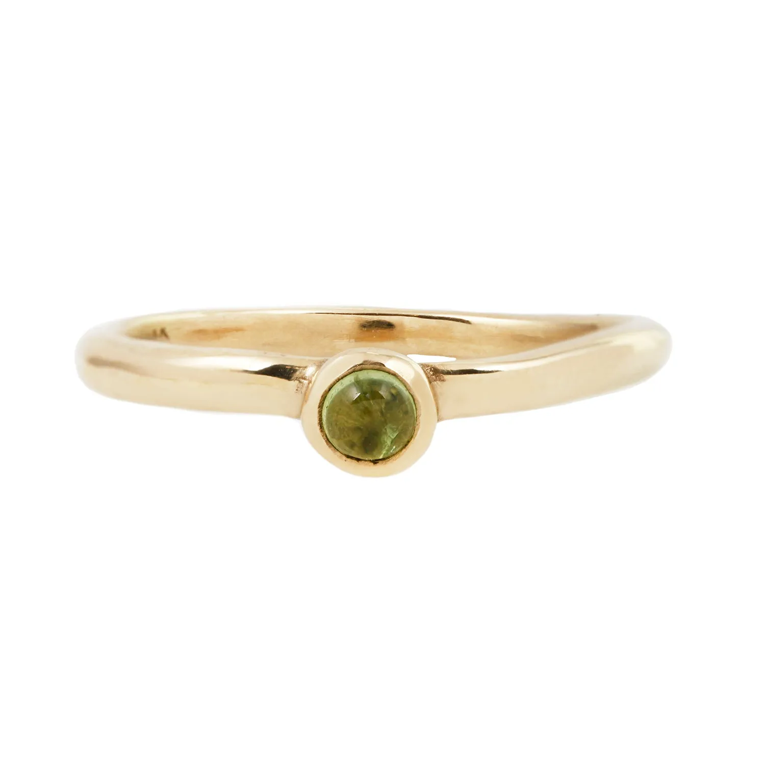 DROPLET RING / GOLD / PERIDOT