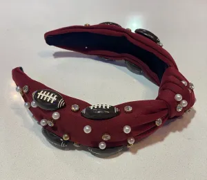 Football Charm Headbands- Assorted