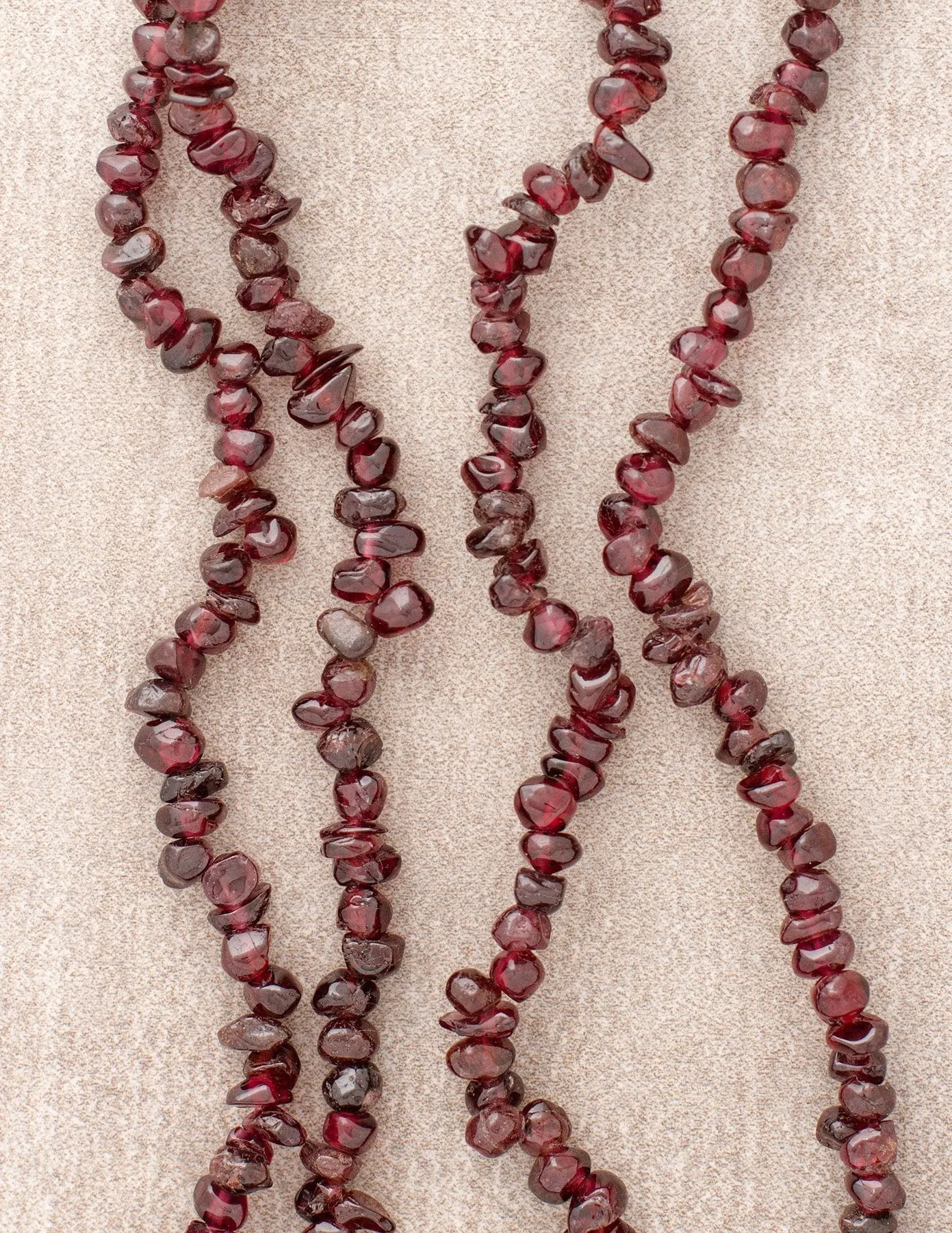 Garnet Gemstone Chip Necklace