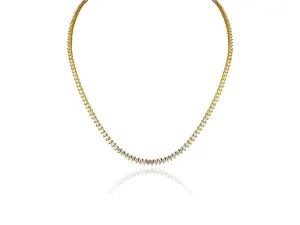 Gold Diamond Tennis Necklace