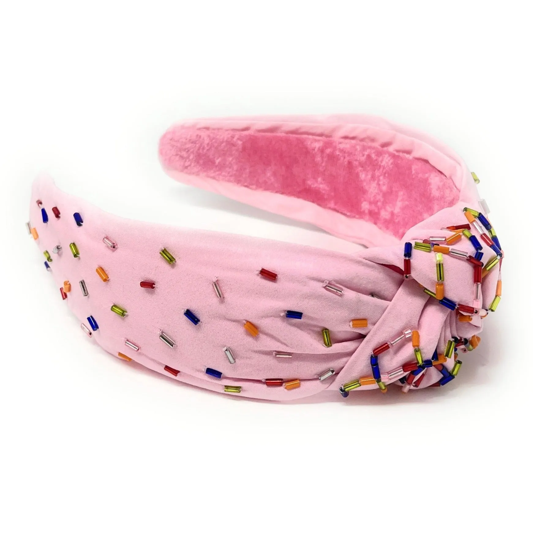 Hand Beaded Sprinkles Knot Headband (more colors)