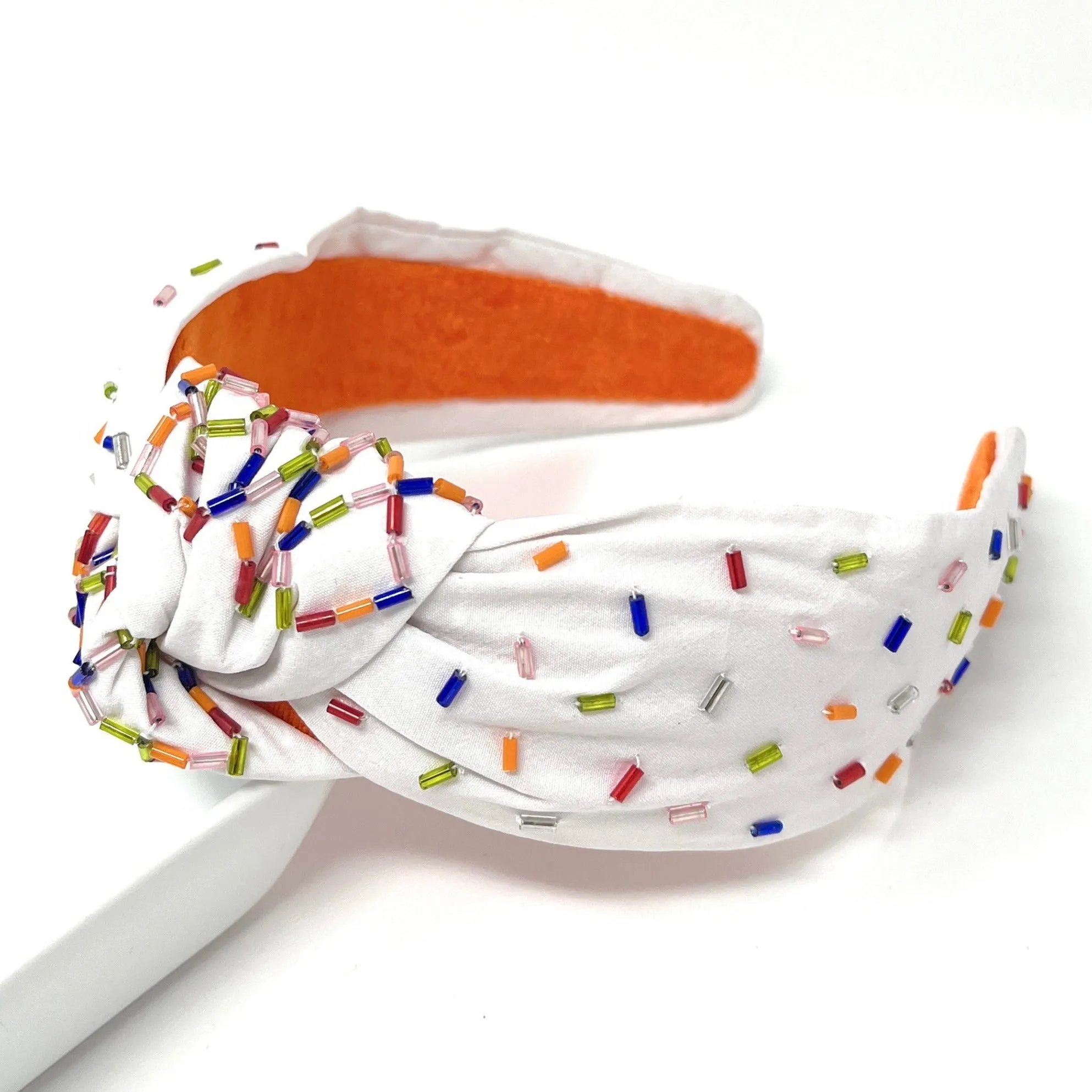 Hand Beaded Sprinkles Knot Headband (more colors)