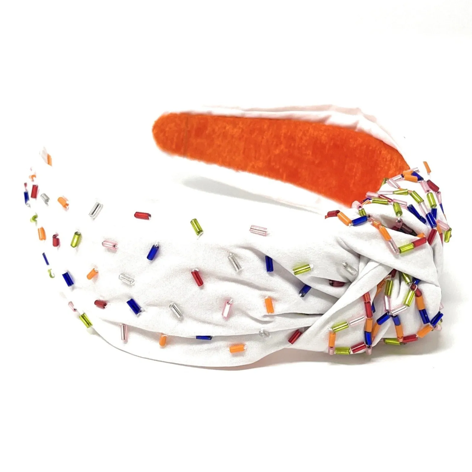 Hand Beaded Sprinkles Knot Headband (more colors)