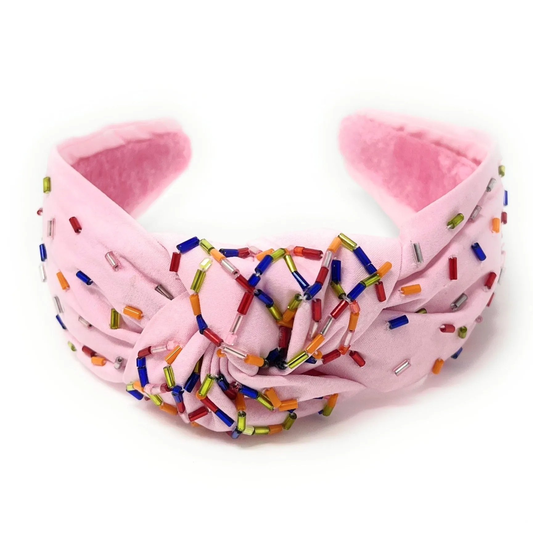 Hand Beaded Sprinkles Knot Headband (more colors)