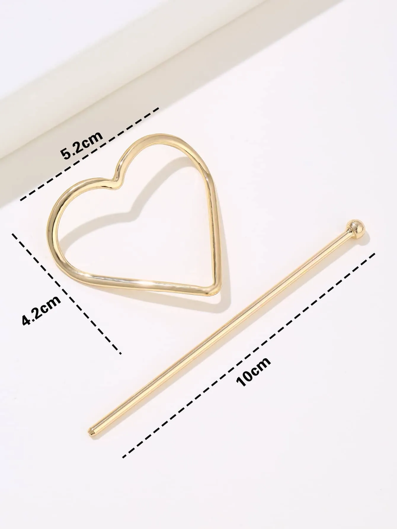 Heart Decor Hair Pin Hair Clip for Women Barrette Styling Hair Accessories