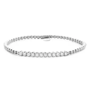 Hulchi Belluni 18K White Gold Tresore Diamond Bracelet