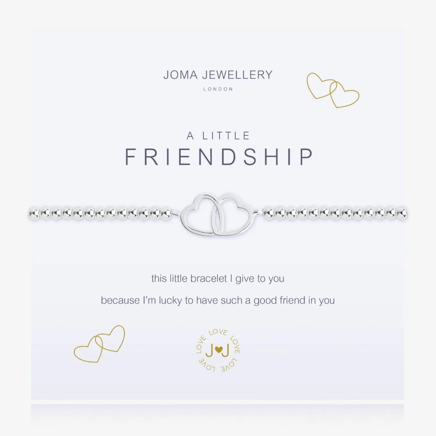 Joma Jewellery Silver A Little 'Friendship' Bracelet