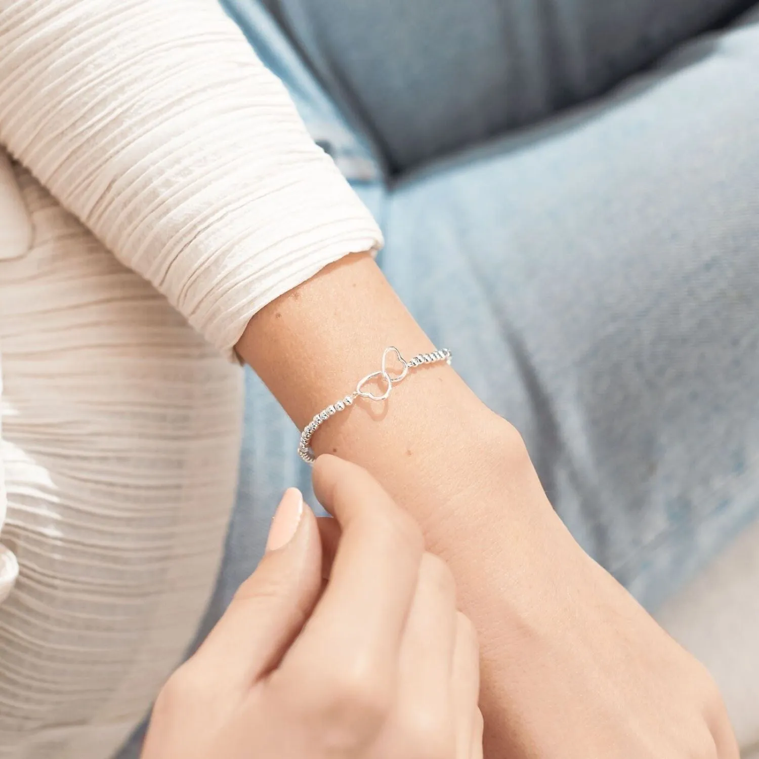 Joma Jewellery Silver A Little 'Friendship' Bracelet