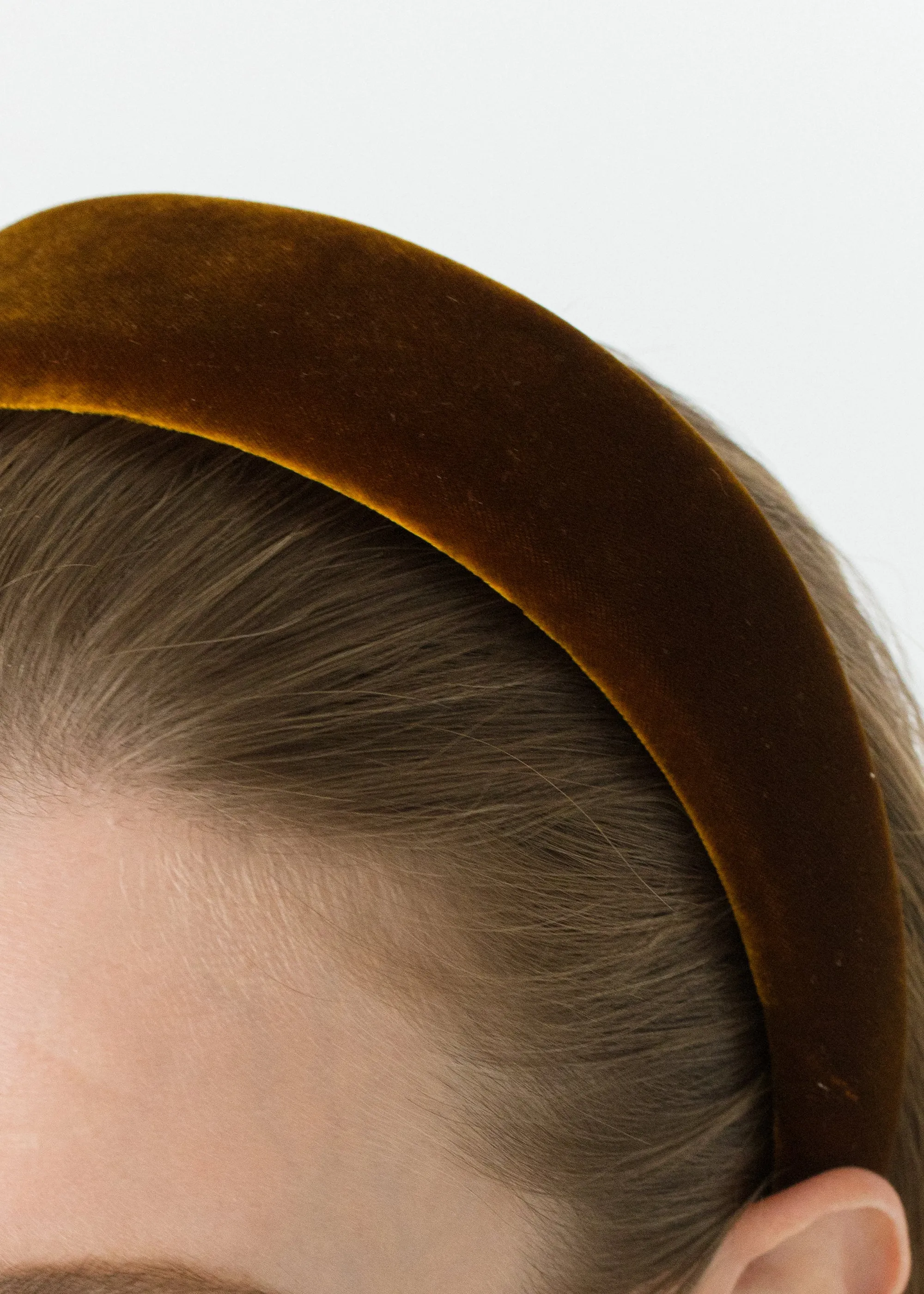 Kate Headband in Velvet -- Topaz