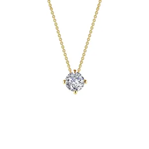 Lafonn Classic Round Diamond Necklace N0174CLG20