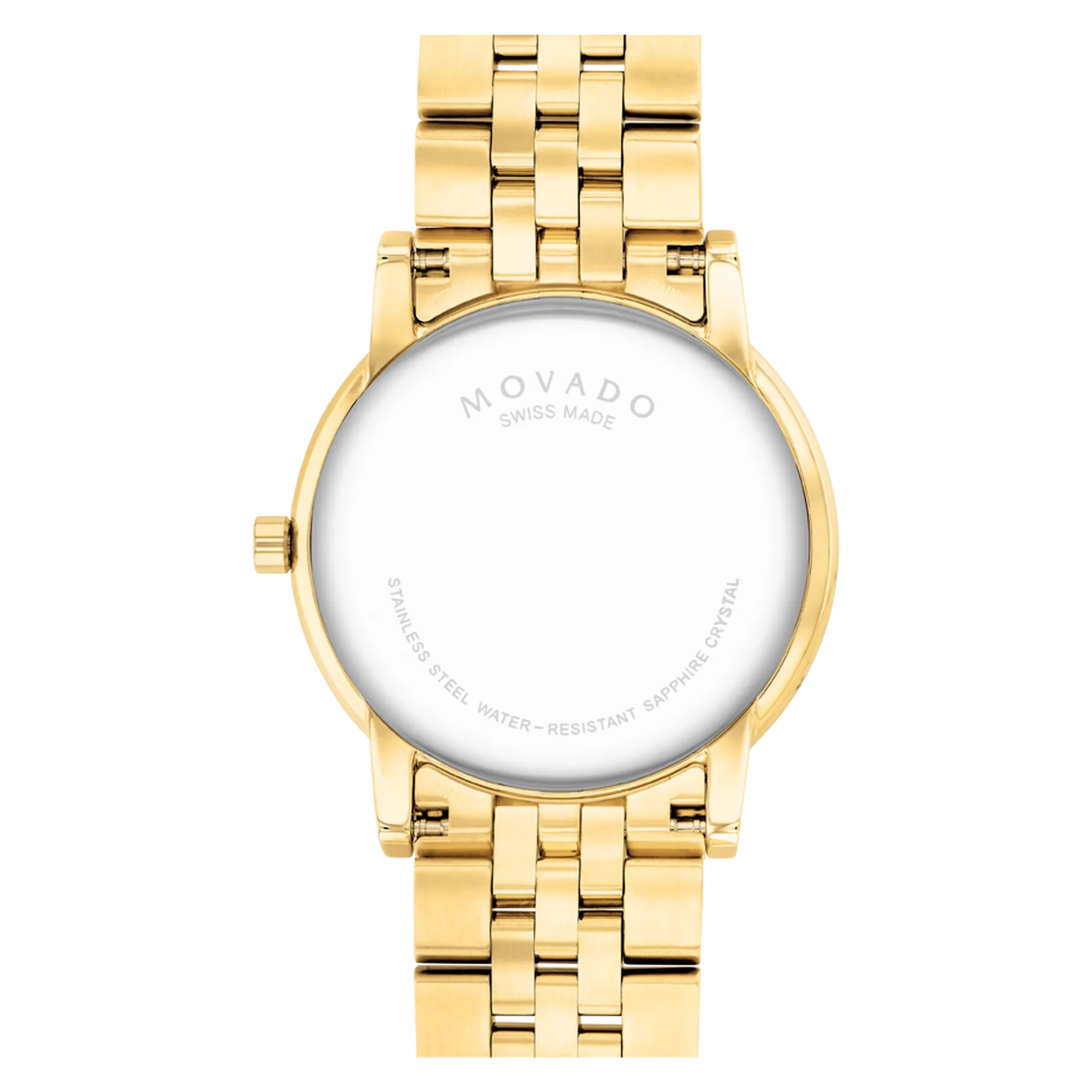 MOVADO Museum Classic Gold Tone Diamond Watch 0607625