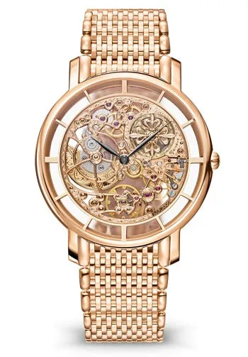 patek philippe complicated skeleton 18kt rose gold skeleton crystal dial men's watch ref. 5180/1r-001