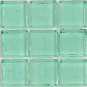 Peridot Clear, 1" x 1" - Glass Tile